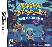 boite du jeu pokemon donjon mystere equipe de secours bleue sur nintendo ds